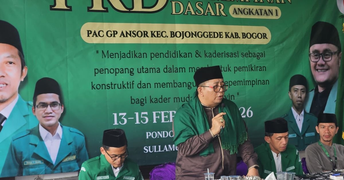 Di PKD, Ricky Kurniawan Dorong Kader GP Ansor Bojonggede Jadi Solusi Menuju Indonesia Emas 2045