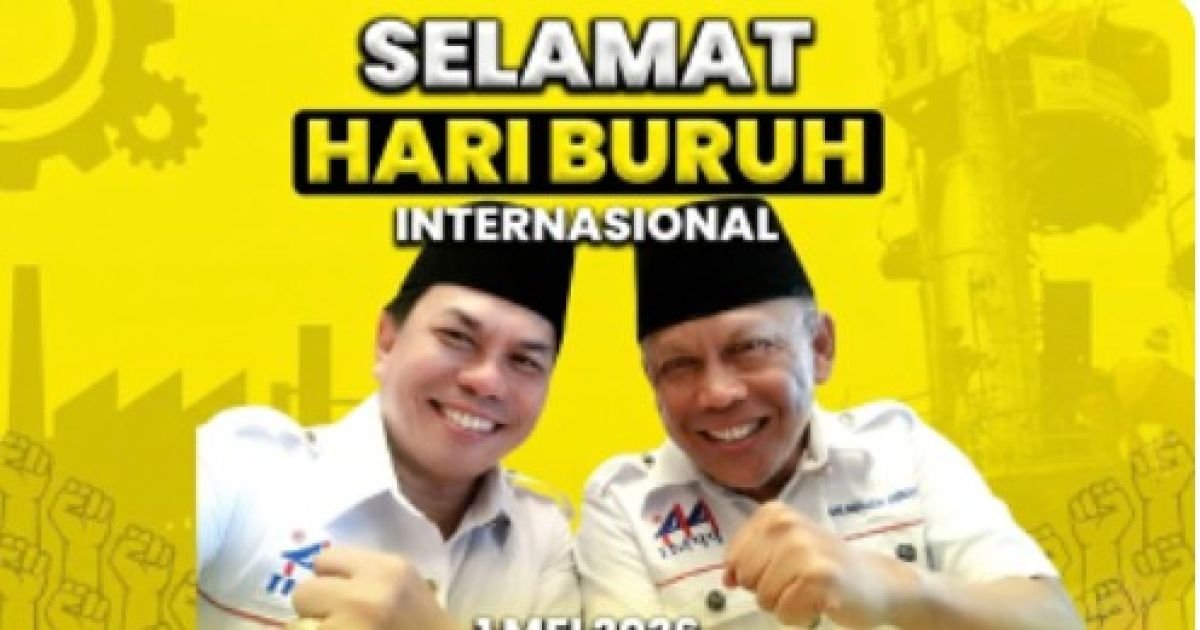 Ketua Dewan Pengawas Partai Rakyat Indonesia (PRI), Ir. H. Muhammad Arfan, MM., memberikan apresiasi setinggi-tingginya kepada seluruh elemen pekerja di tanah air dalam peringatan Hari Buruh Internasional (May Day) pada 1 Mei 2026.
