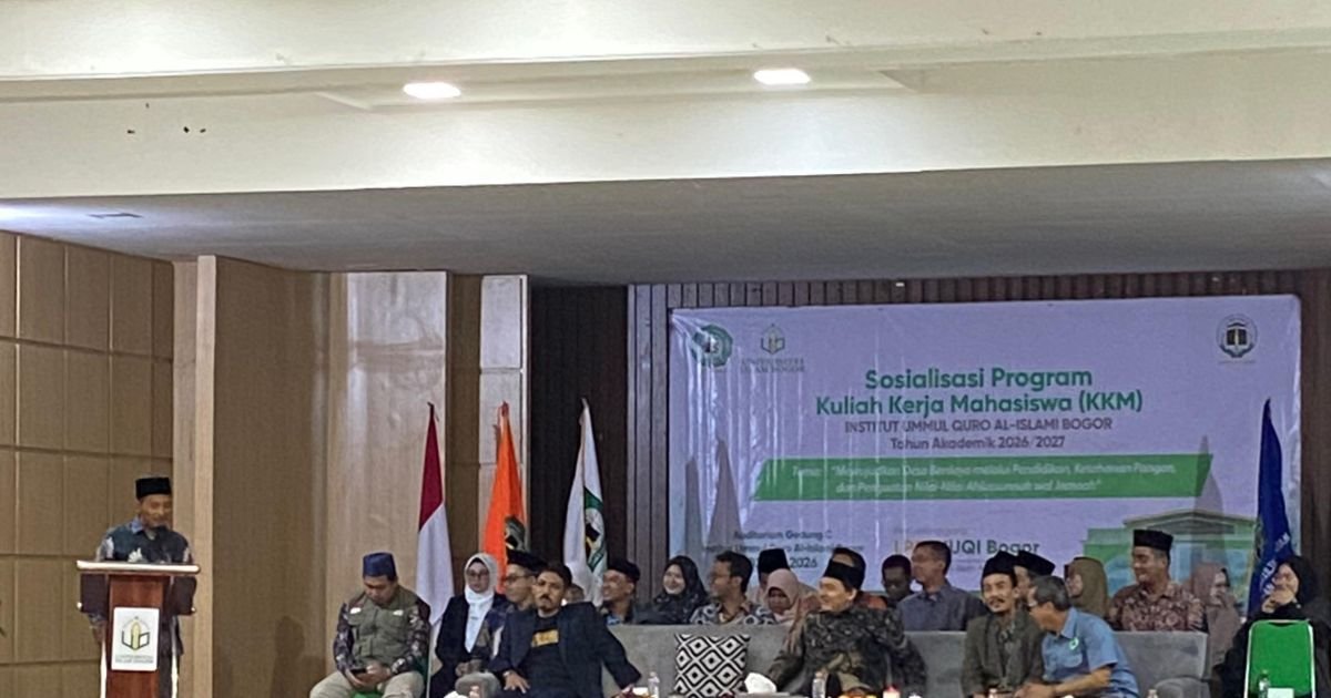 Universitas Islam Bogor (UIB) resmi memulai rangkaian program Kuliah Kerja Mahasiswa (KKM) 2026 dengan menggelar pembekalan bagi 462 mahasiswa.