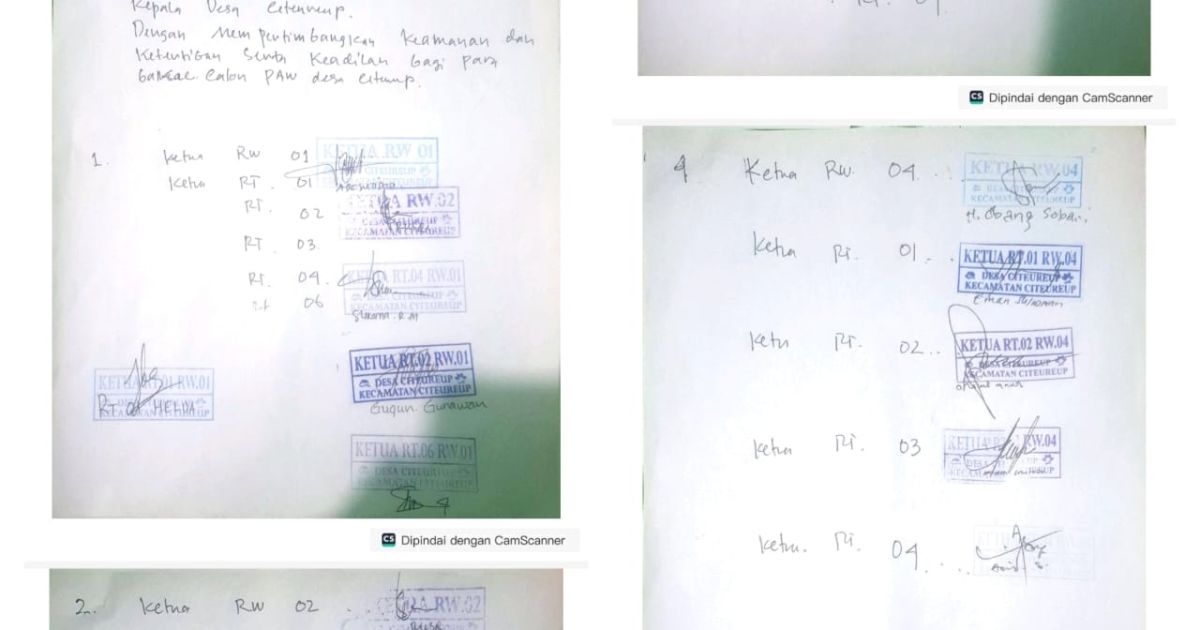 Polemik Seleksi PAW Kepala Desa Citeureup: Ada Dugaan Nepotisme