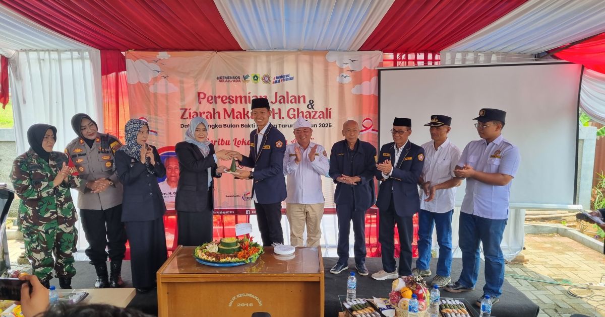 Kini Jalan Lingkar Laladon Dramaga Resmi Menjadi Jalan H. Ghazali