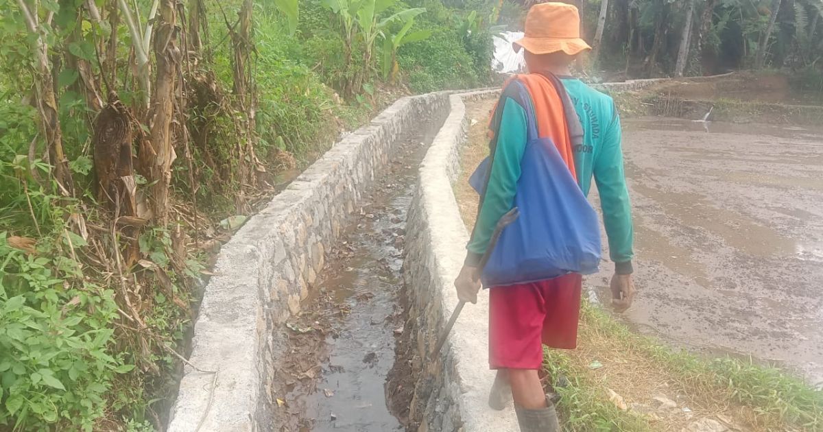 P3A Rabak Mandiri Dorong Ketahanan Pangan Lewat Pembangunan Irigasi di Kecamatan Rumpin