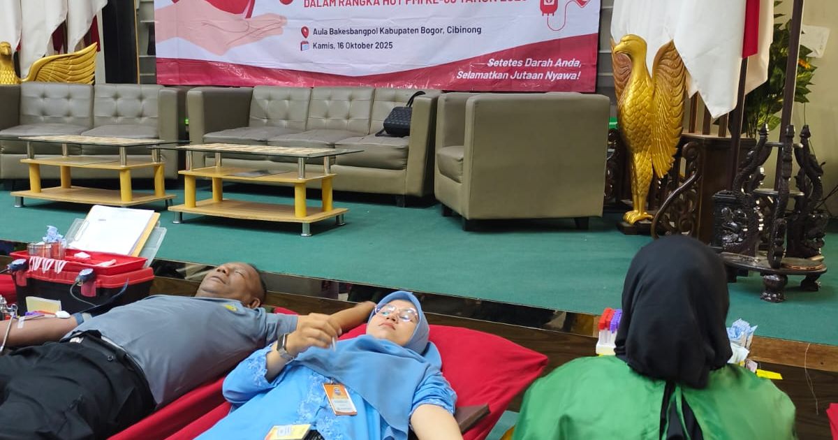 FPK Kabupaten Bogor Adakah Bakti Sosial Donor Darah Sambut HUT PMI ke-80