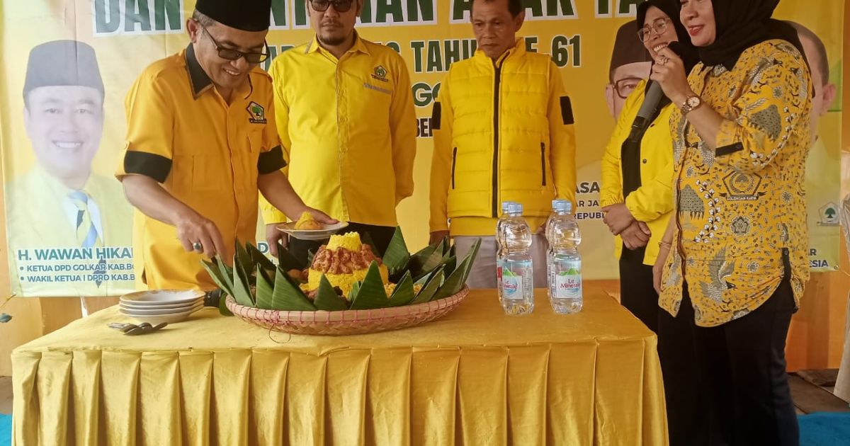 HUT Partai Golkar ke-61 di Bogor Gelar Doa Bersama dan Santunan Anak Yatim
