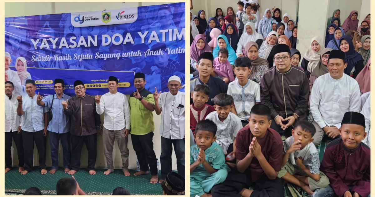 Yayasan Doa Yatim Kembali Gelar Berbagi, Ricky Kurniawan: Terus Sebarkan Energi Kebaikan