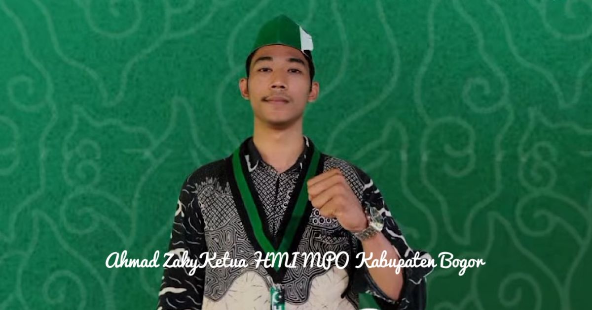 Ketua HMI MPO Kabupaten Bogor Terpilih Ahmad Zaky Lewat Konfercab