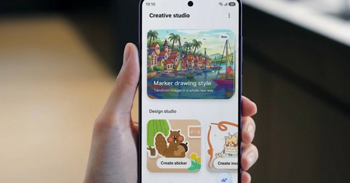 Tampilan creative studio/Creative Studio di Galaxy S26 Series Bikin Ucapan Lebaran Jadi Lebih Kreatif dan Praktis/Samsung