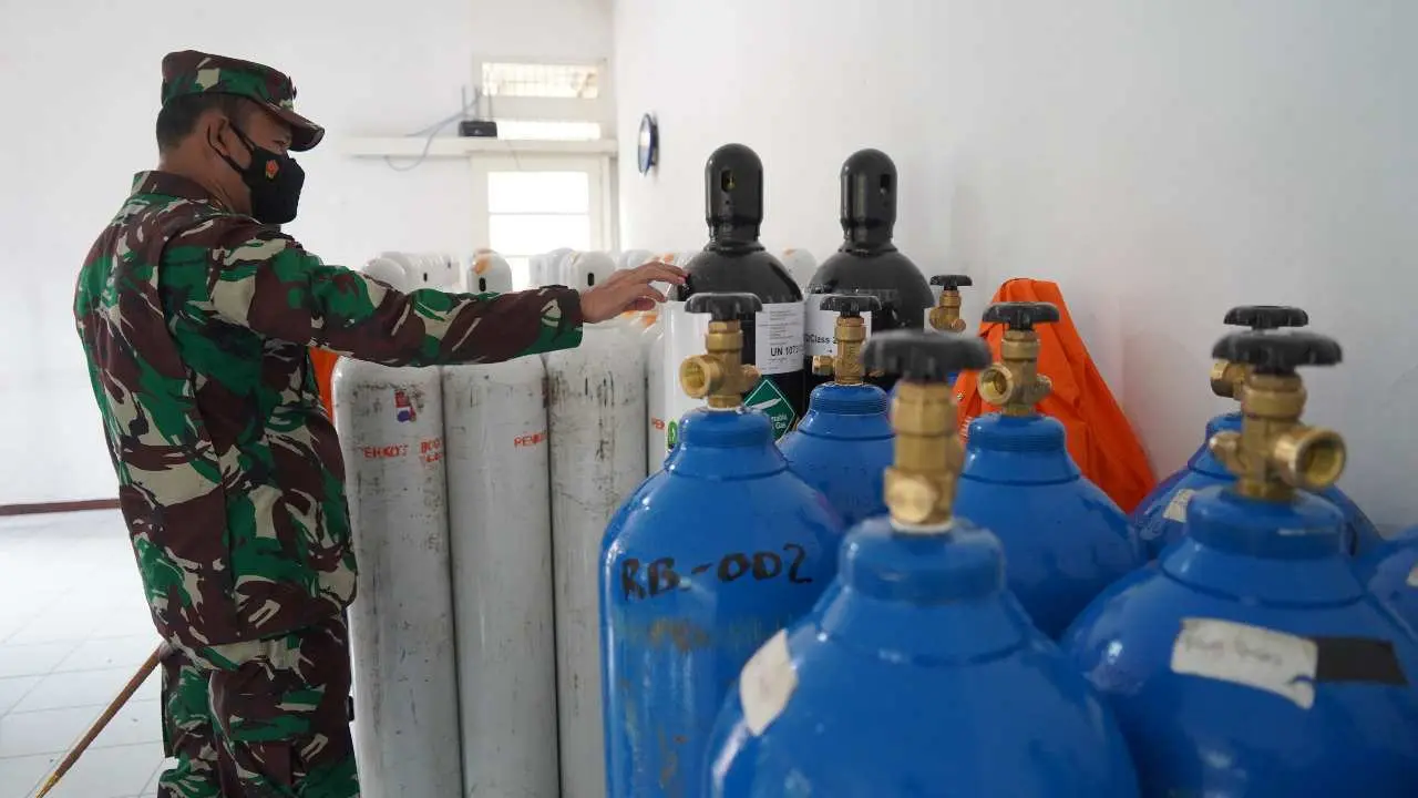 Pemkot Bogor Terima Bantuan Oksigen dari Danrem 061/SK