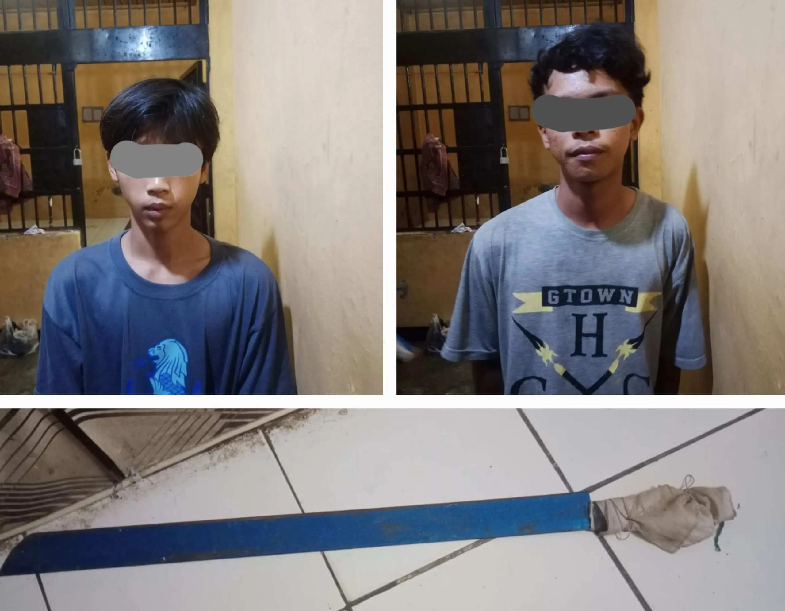 Polsek Parung Berhasil Amankan 2 (Dua) Orang Pelaku Tawuran Di Duga Pok Gengstar