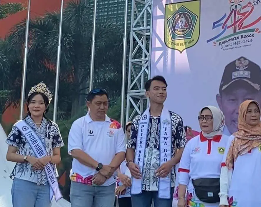Putera Puteri Bahari Jawa Barat 2024 hadiri peringatan Hari Jadi Bogor ke-542