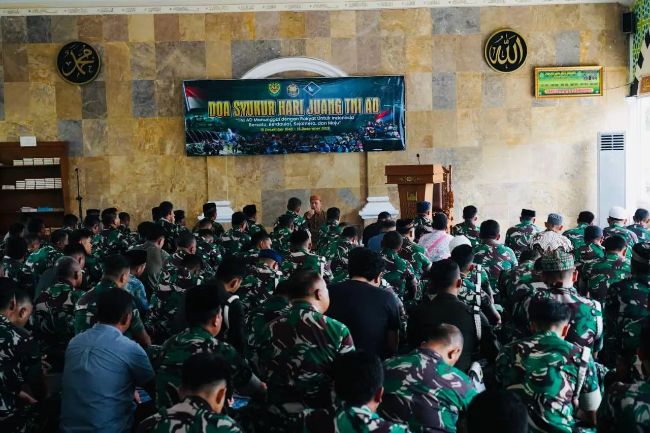 Korem 061/Suryakancana Gelar Doa Bersama Hari Juang TNI AD ke-80